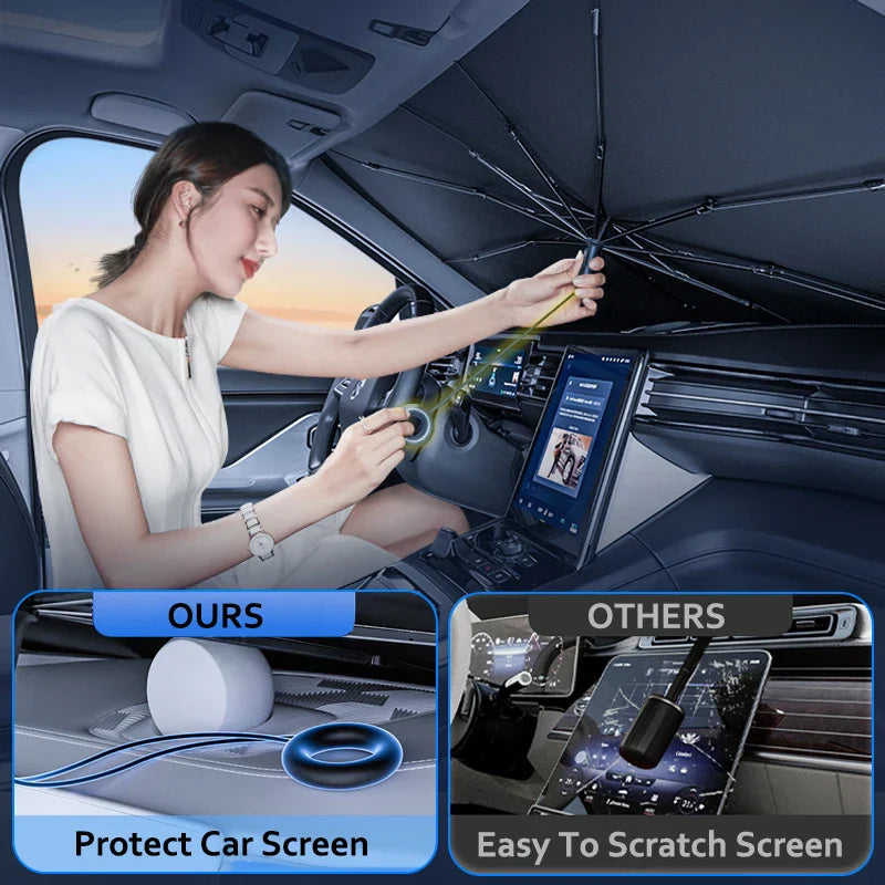 Car Windshield Sunshade Foldable UV Protection Sun Shield