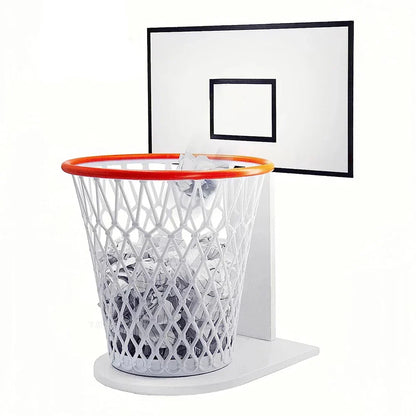 Basketball Hoop Paper Toss Trash Can