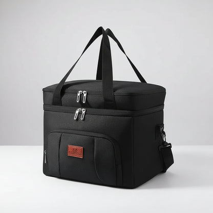 Multifunctional Double Layers Cooler Lunch Bags Large Capacity