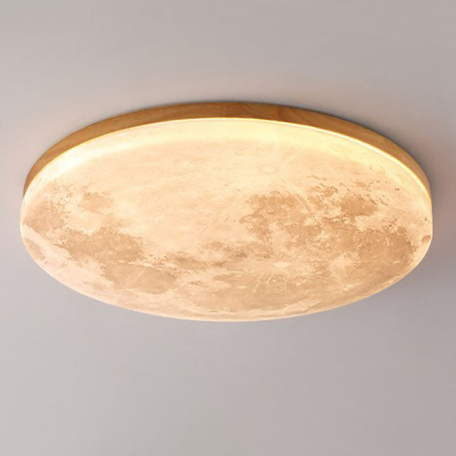 LED Ceiling Light | Nordic Minimalist Moon Flush Mount
