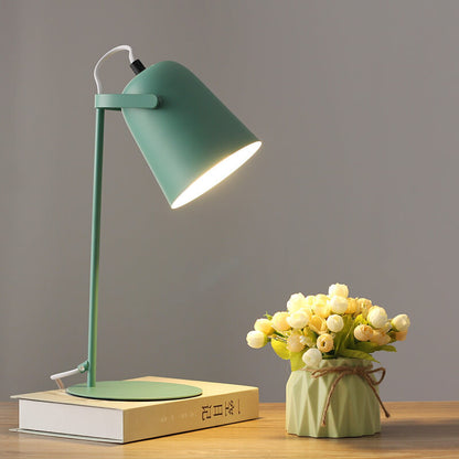 Nordic Macaron Table Lamp | Modern Iron Bucket Design