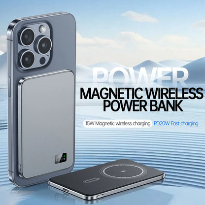 Power Bank | Ultra-Slim Magnetic Wireless Charger