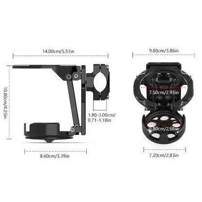 Ride Flow Adjustable Universal Motorcycle Cup Holder