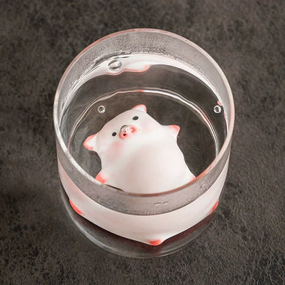 Little Pig Ceramic Tea Tray Decoration