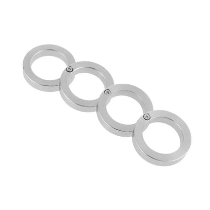 Self-Defense Ring Stainless Steel Foldable Rotatable Personal Safety Tool