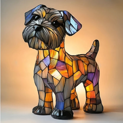 Art LED Night Lamp Dog Breeds Home Decoration