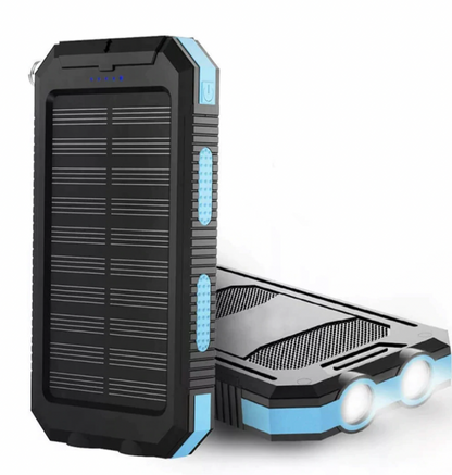 Solar power bank | Dual USB & LED torch