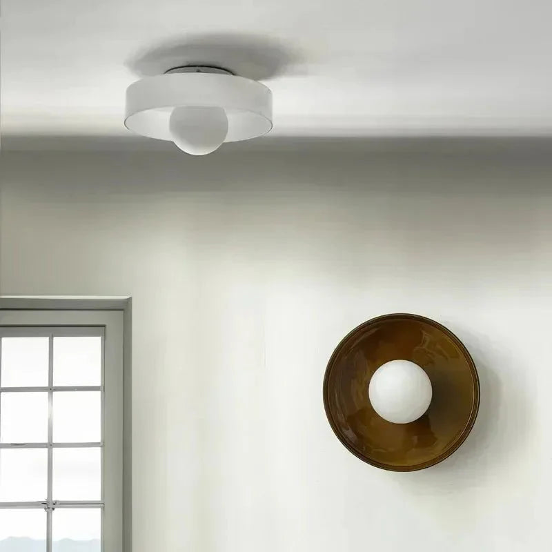 Ceiling Light Nordic Glass Modern Flush Mount Fixture