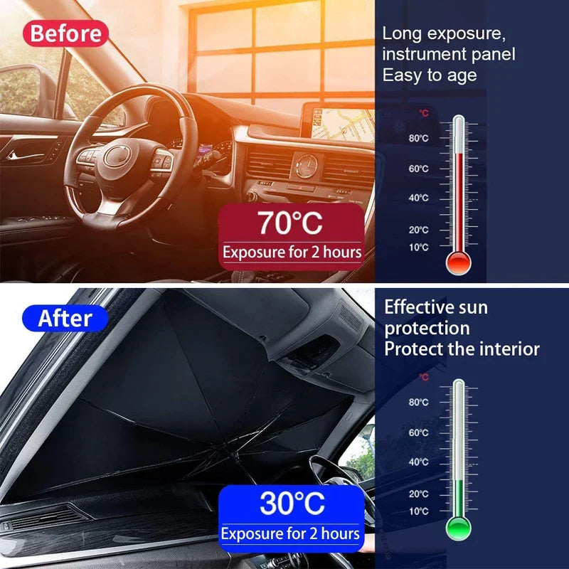 Car Windshield Sunshade Foldable UV Protection Sun Shield