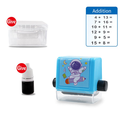 Math Practice Roller Learning Toy Rubber Teaching Tool