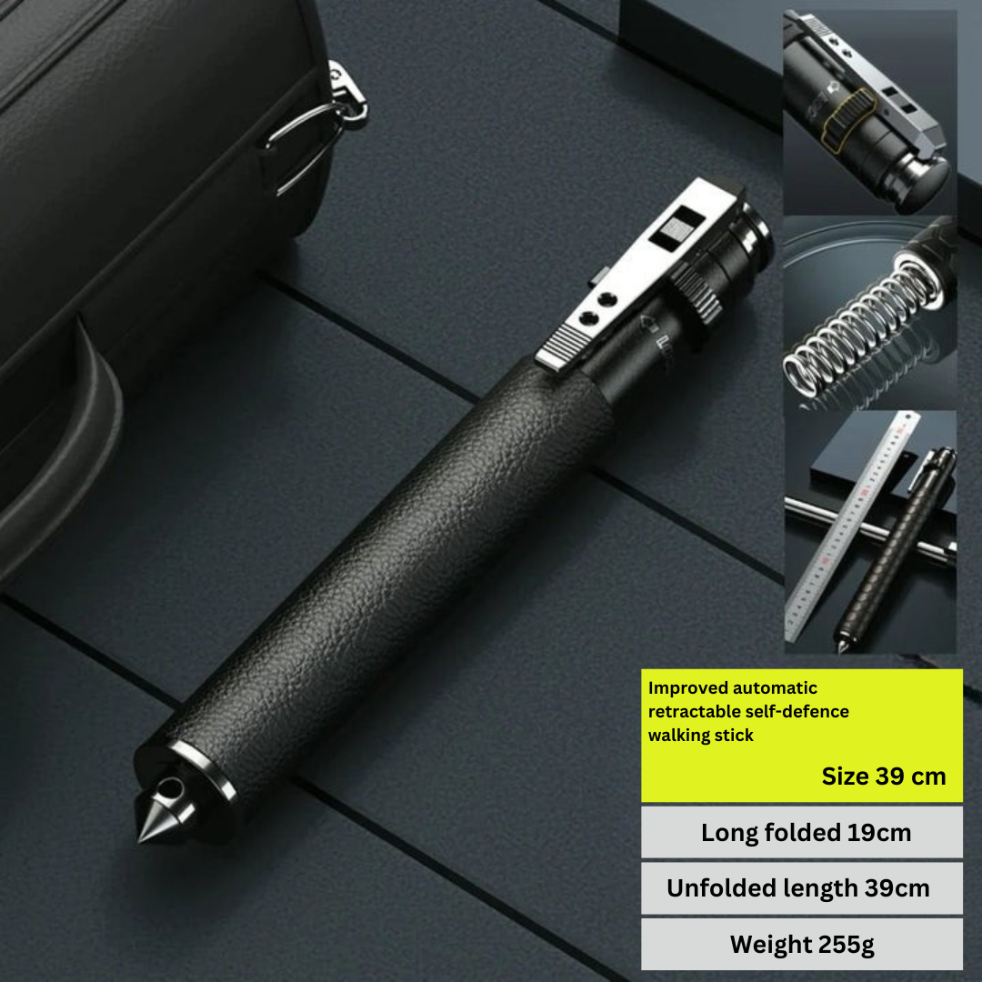 Hiking Pole Trekking Stick with Anti-Slip Grip and Self-Defense Tool