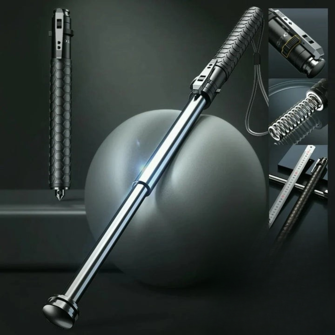 Hiking Pole Trekking Stick with Anti-Slip Grip and Self-Defense Tool