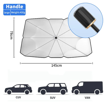 Car Windshield Sunshade Foldable UV Protection Sun Shield