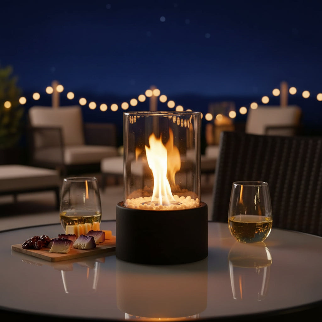Tabletop Fireplace Bio Ethanol Smokeless Indoor Outdoor