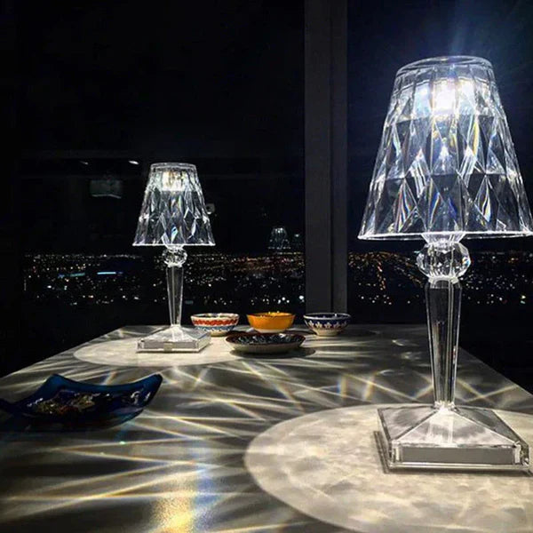 Crystal-Effect Table Lamp | Sparkling Ambient Light