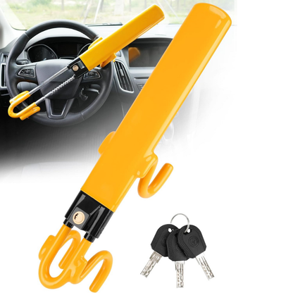 Steering Wheel Lock Heavy Duty Steel Anti Theft Car Security Bar