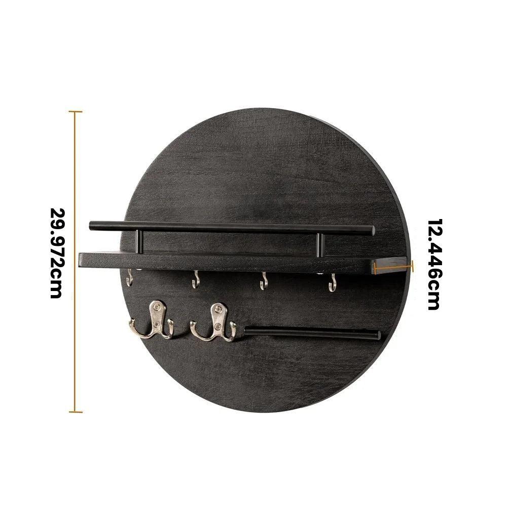 Wooden Key Holder Shelf | Entryway clutter control