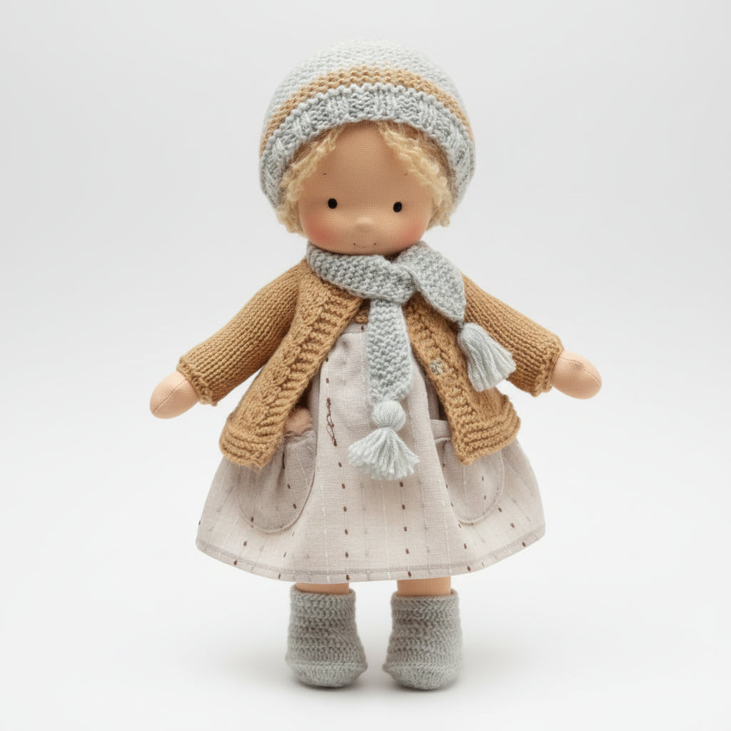 Handmade Waldorf Doll Made Creative Play Learning
