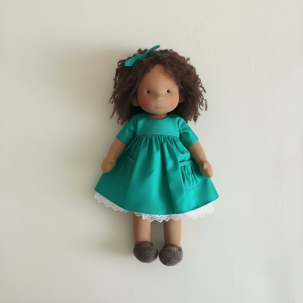 Handmade Waldorf Doll Made Creative Play Learning