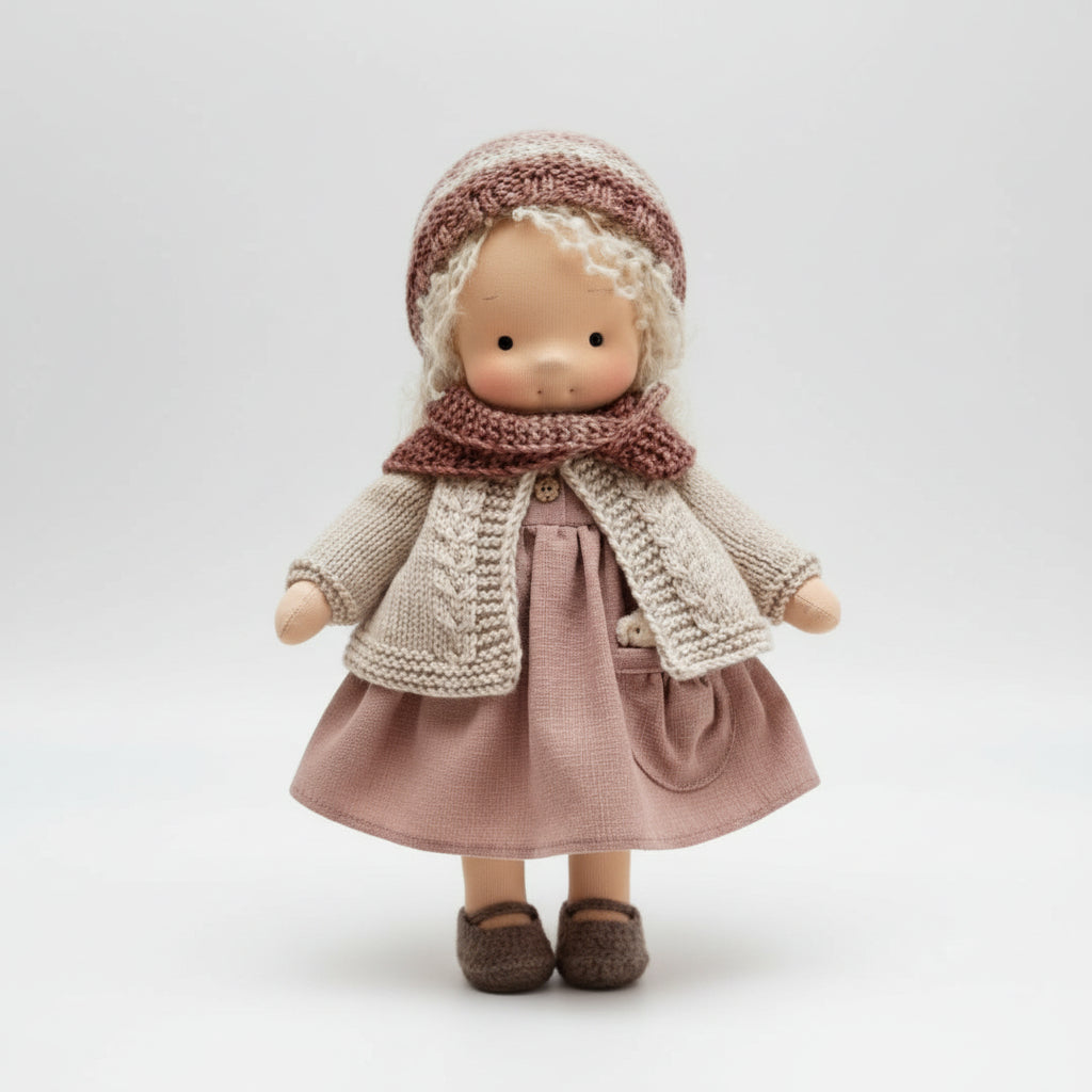 Handmade Waldorf Doll Made Creative Play Learning