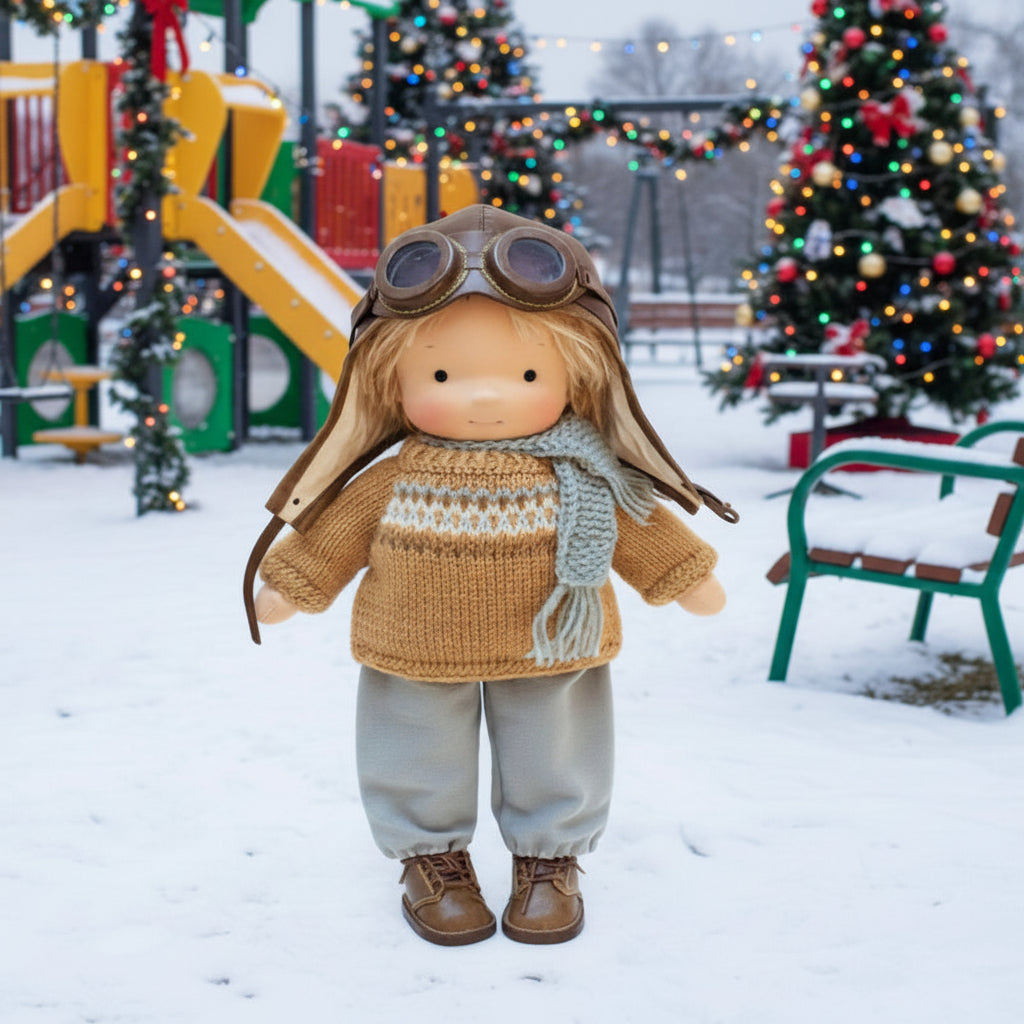 Handmade Waldorf Doll Made Creative Play Learning