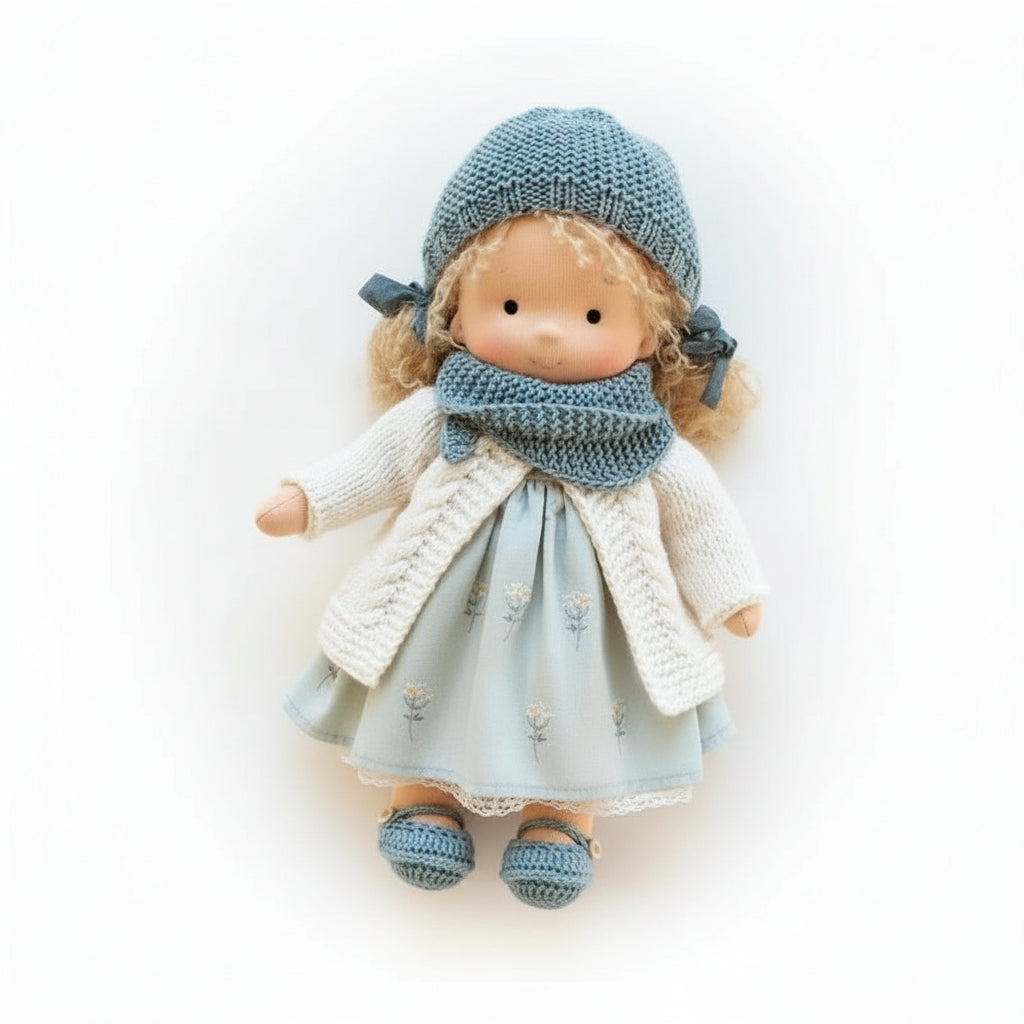 Handmade Waldorf Doll Made Creative Play Learning