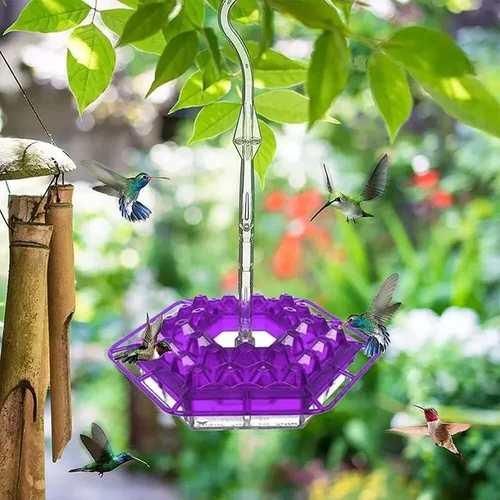 Hummingbird Feeder Hanging Outdoor Nectar Garden Feeder