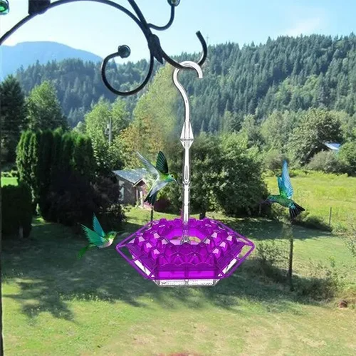 Hummingbird Feeder Hanging Outdoor Nectar Garden Feeder