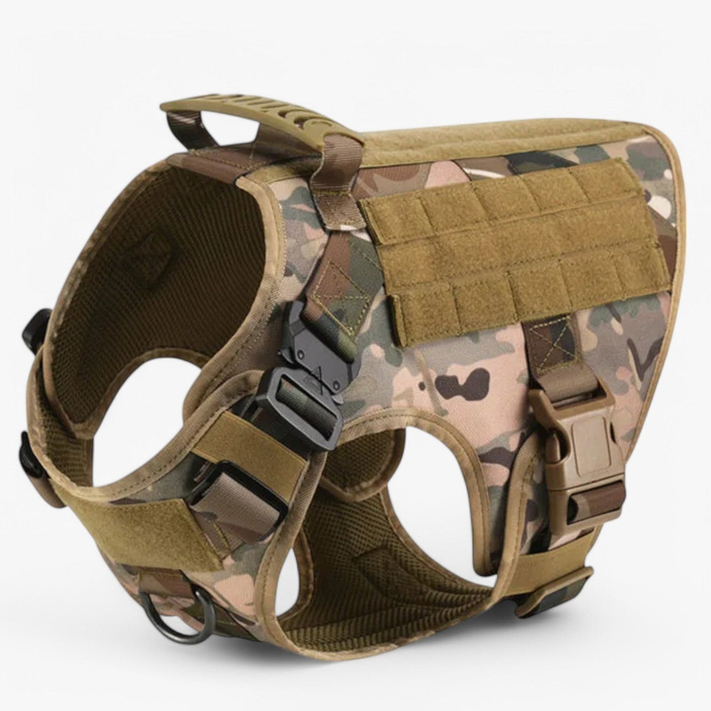 Dog Harness Tactical Vest Adjustable Nylon Training Control