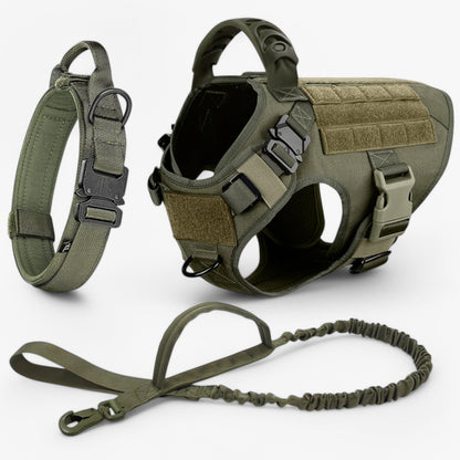 Dog Harness Tactical Vest Adjustable Nylon Training Control