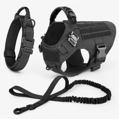 Dog Harness Tactical Vest Adjustable Nylon Training Control