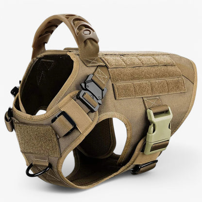 Dog Harness Tactical Vest Adjustable Nylon Training Control