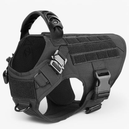 Dog Harness Tactical Vest Adjustable Nylon Training Control