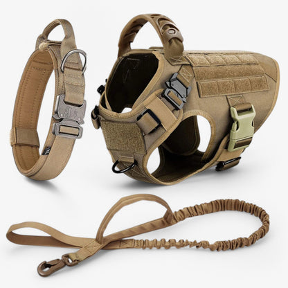Dog Harness Tactical Vest Adjustable Nylon Training Control