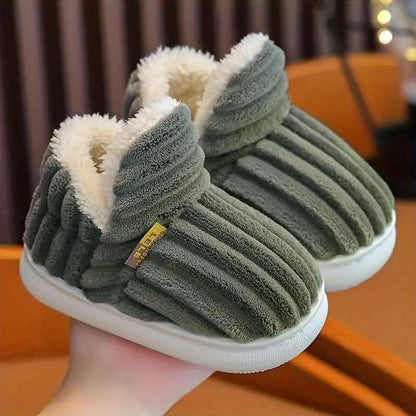 House Slippers Womens Mens Warm Fleece Indoor Winter Shoes