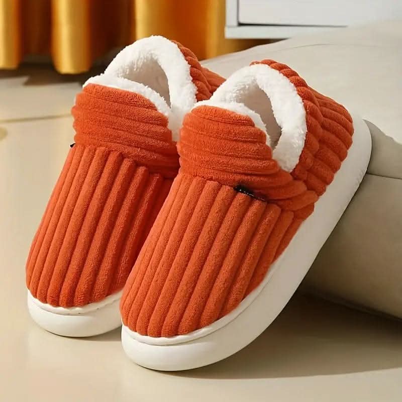 House Slippers Womens Mens Warm Fleece Indoor Winter Shoes