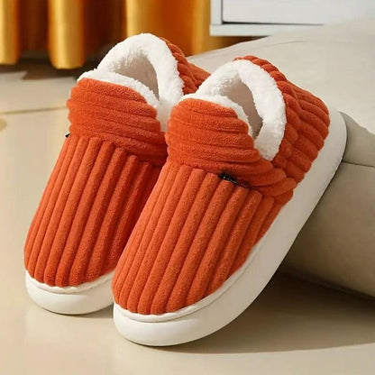 House Slippers Womens Mens Warm Fleece Indoor Winter Shoes