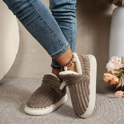 House Slippers Womens Mens Warm Fleece Indoor Winter Shoes