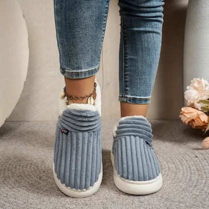 House Slippers Womens Mens Warm Fleece Indoor Winter Shoes