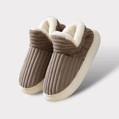 House Slippers Womens Mens Warm Fleece Indoor Winter Shoes