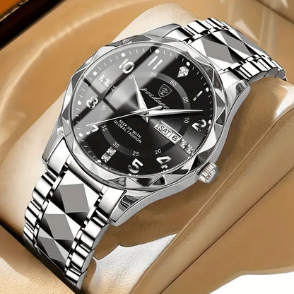 Men's Sports Watch | Blue Dial Stainless Steel Two-Tone