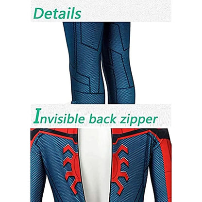 Costume Superhero Cosplay Suit Kids Adults 3D Stretch Mask