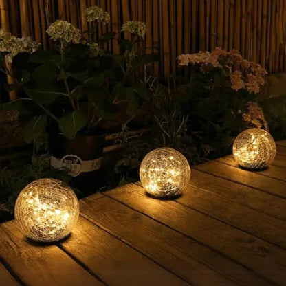 Enchanting Glow Solar Orb | Warm Decorative Light