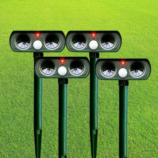 Animal Repeller Ultrasonic Solar Motion Sensor Outdoor Pest Control