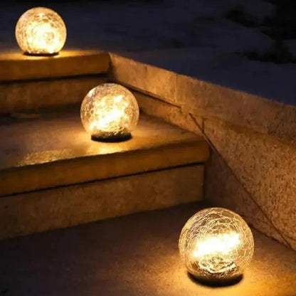 Enchanting Glow Solar Orb | Warm Decorative Light