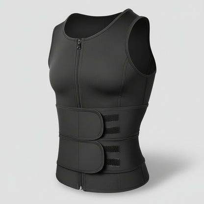 Mens Neoprene Sauna Vest Slim Weight Training Gear