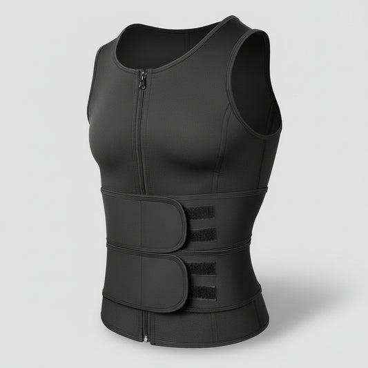 Mens Neoprene Sauna Vest Slim Weight Training Gear