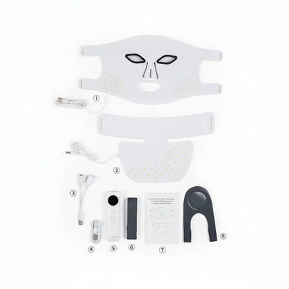 Rechargeable Red Light Therapy Mask LED Skincare Device