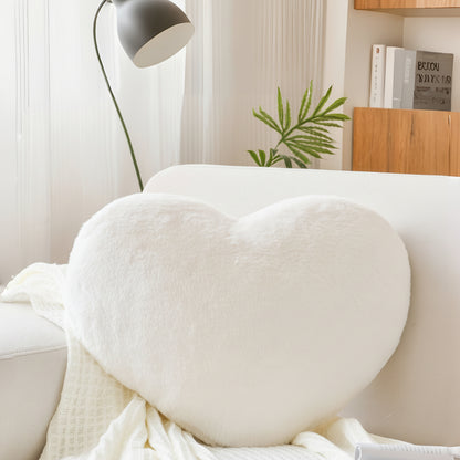 Soft Heart Shaped Plush Pillow Valentines Day Gift Women