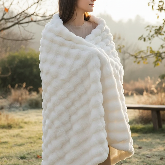 CozyCloud Plush Blanket | Soft Warm Throw